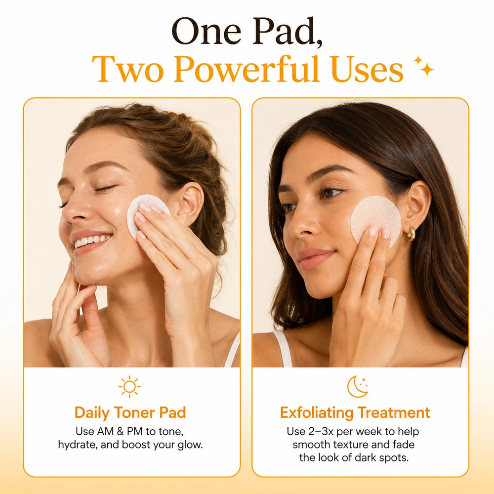 Korean Brightening Toner Pads