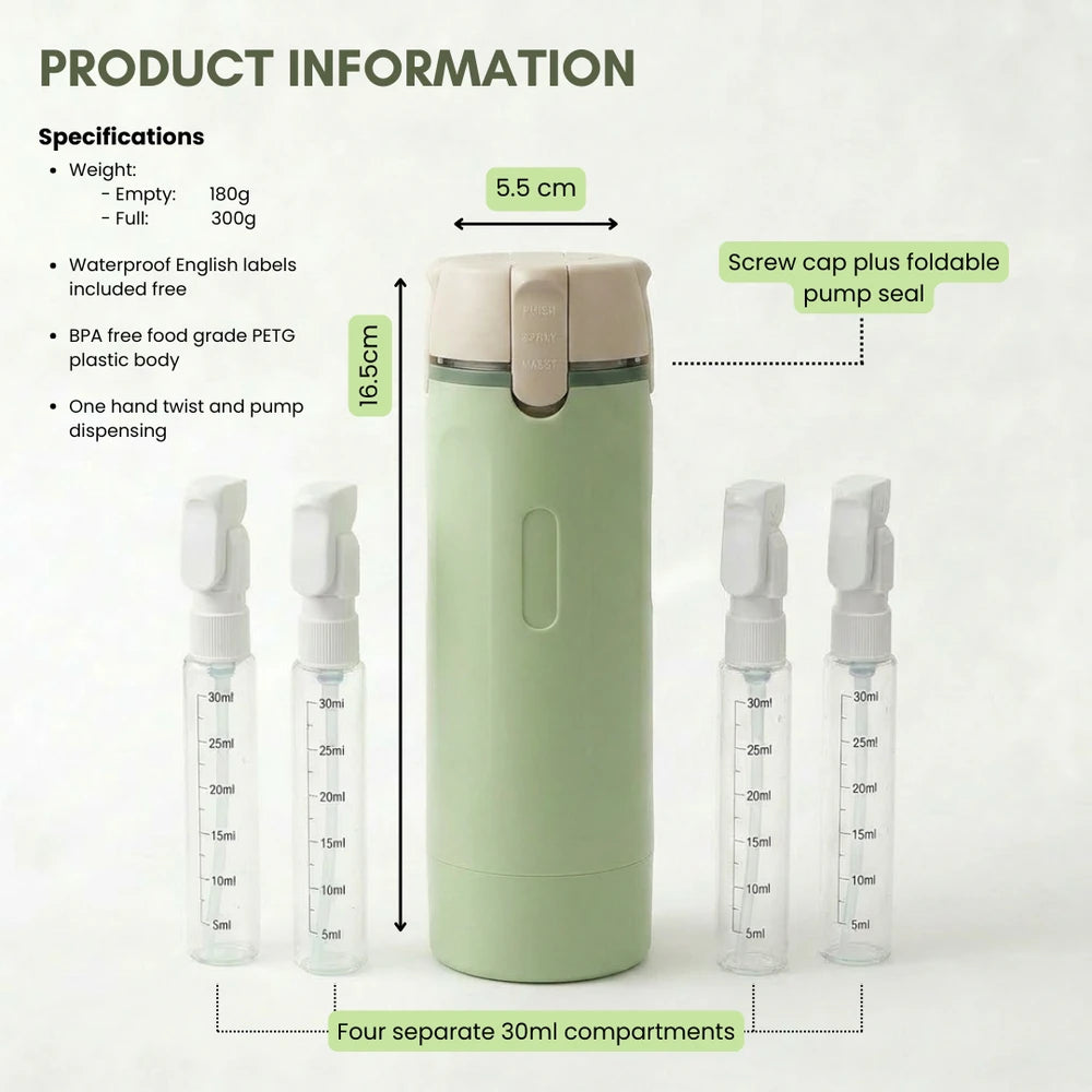 PURA 4-in-1 Travel Bottle